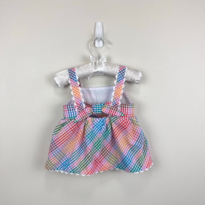 Little English Evie Bloomer Set Preppy Plaid 6 Months