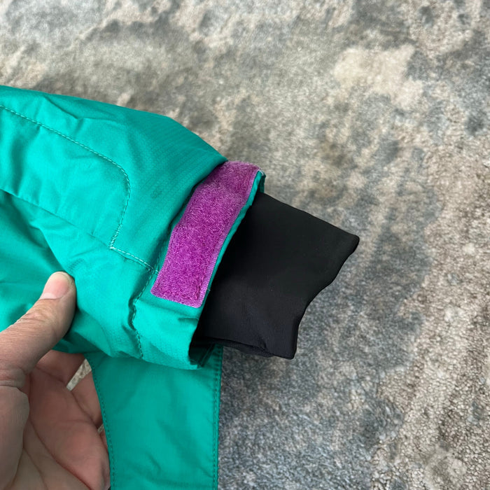 L.L. Bean Girls Aqua Green Ski Jacket Large 14-16