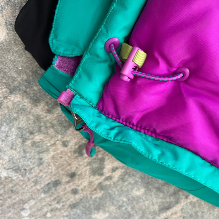 L.L. Bean Girls Aqua Green Ski Jacket Large 14-16