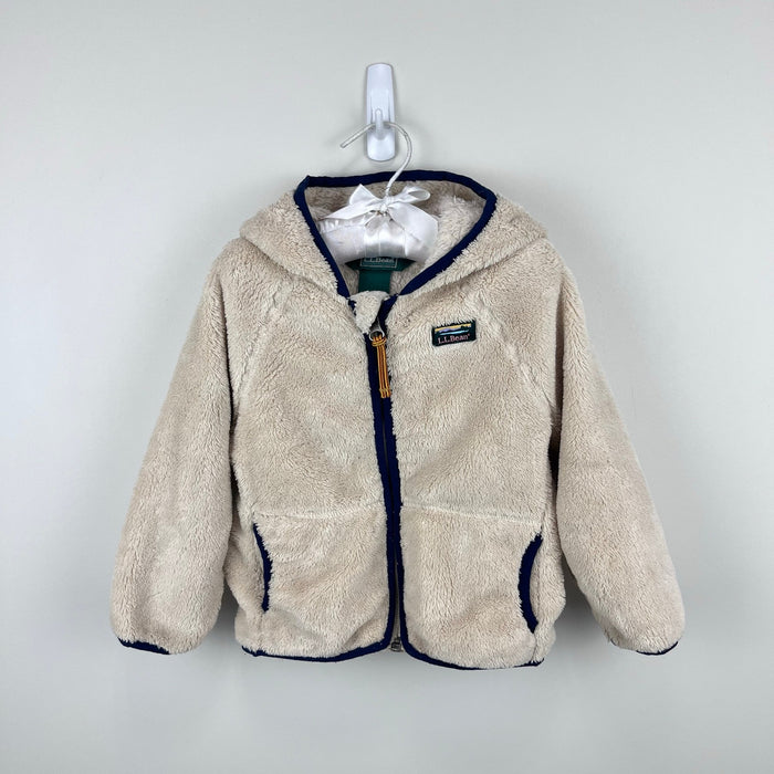 L.L. Bean Infants' and Toddlers' Hi-Pile Fleece Jacket Natural 12-18 Months
