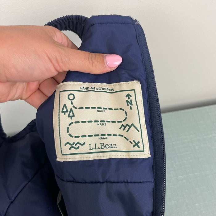 L.L. Bean Kids Navy Blue Cold Buster Snow Bib Overalls 2T