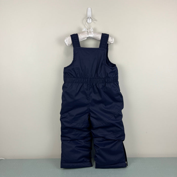 L.L. Bean Kids Navy Blue Cold Buster Snow Bib Overalls 2T