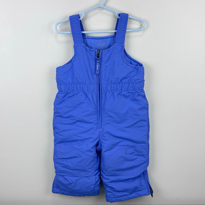 L.L. Bean Kids Purple Cold Buster Snow Bib Overalls 12-18 Months