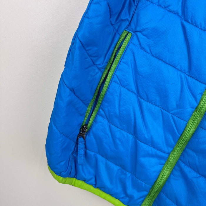 L.L. Bean PrimaLoft Packaway Vest Blue Green Colorblock L 6/7