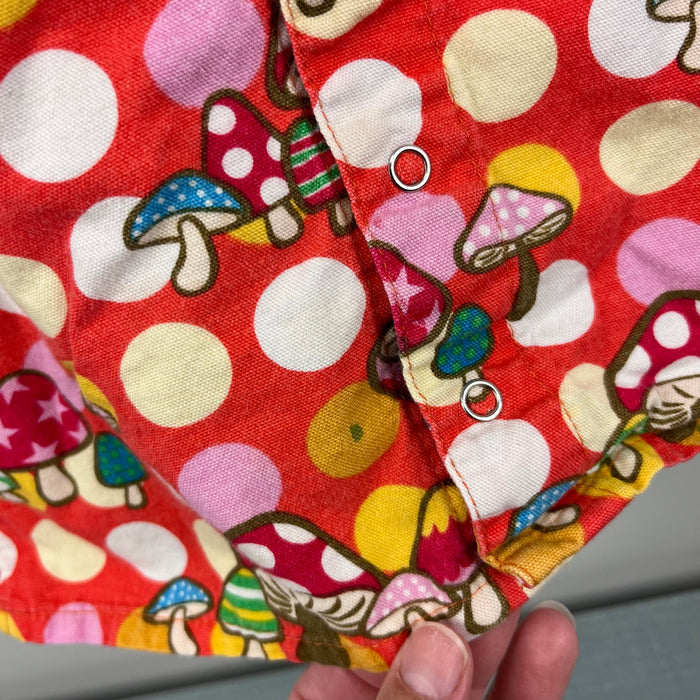 Lucky Wang NYC Polka Dot Mushroom Dress 3T