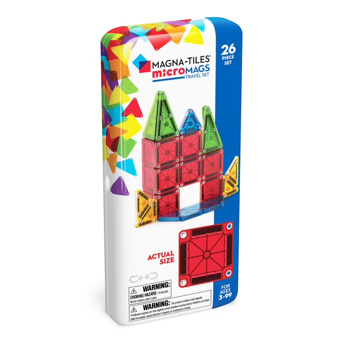 Magna-Tiles microMAGS Travel™ 26 Piece Set