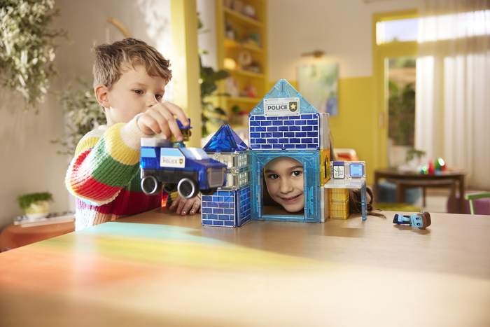 Magna-Tiles Police Station 35 Piece Set
