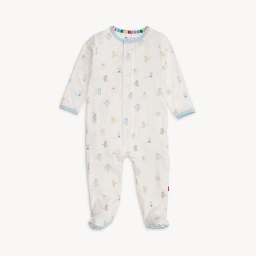 Magnetic Me Blue Baby Beats Modal Footie