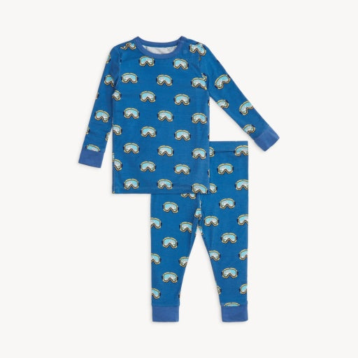 Magnetic Me Blue Powder Playtime Modal Long Sleeve Pajamas