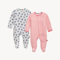 Magnetic Me Cloudstretch Footie 2-Pack | Butterfly, Stripe