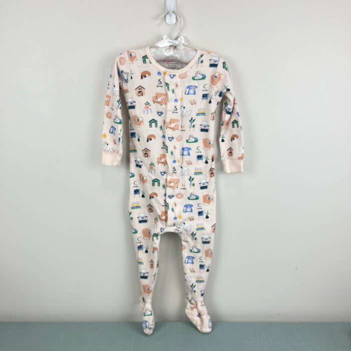 Magnetic Me Cozy Home Alphabet Organic Cotton Footie Sleeper 12-18 Months