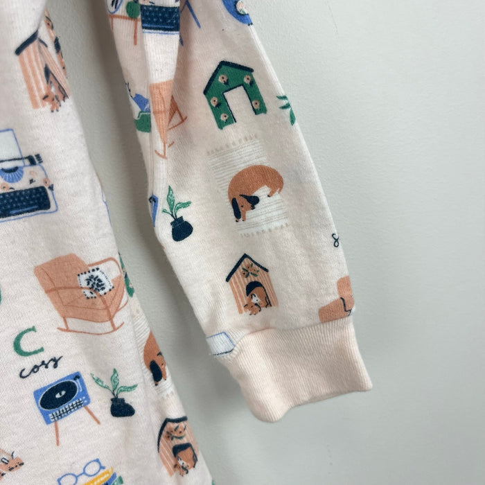 Magnetic Me Cozy Home Alphabet Organic Cotton Footie Sleeper 12-18 Months