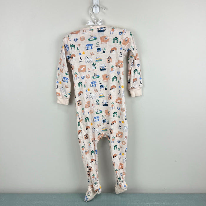 Magnetic Me Cozy Home Alphabet Organic Cotton Footie Sleeper 12-18 Months