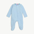 Magnetic Me Love Lines Blue Pointelle Footie
