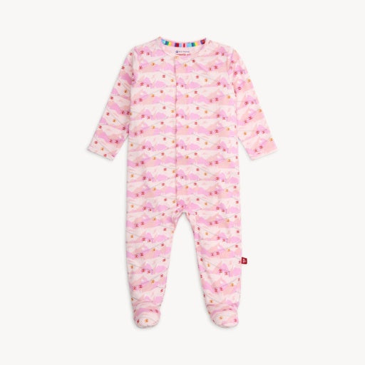 Magnetic Me Pink Apres Chic Modal Footie
