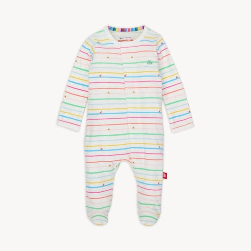 Magnetic Me Rainbow Road Organic Cotton Footie