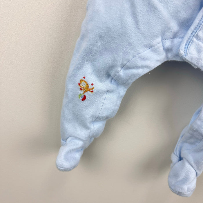 Magnolia Baby Blue Circus Footie 3 Months