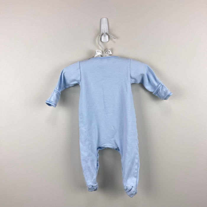 Magnolia Baby Blue Circus Footie 3 Months