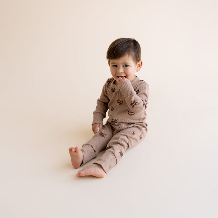 Makemake Organic 2-Way Zip Romper | Fox