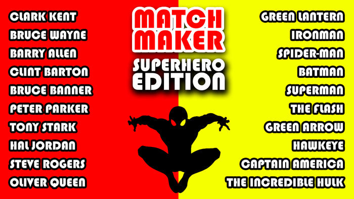 Match Maker: Superhero Edition