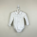 Mayoral White Button Up Bodysuit 12 Months