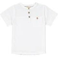 Me & Henry Boardwalk Pique Henley | White