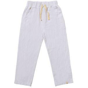 Me & Henry Bosun Gauze Pants | White
