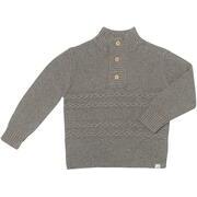 Me & Henry Cable Sweater | Heathered Grey