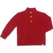 Me & Henry Cable Sweater | Red