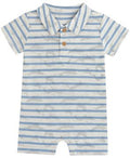 Me & Henry Drift Printed Romper | Whales