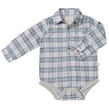 Me & Henry Jasper Woven Onesie