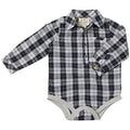 Me & Henry Jasper Woven Onesie