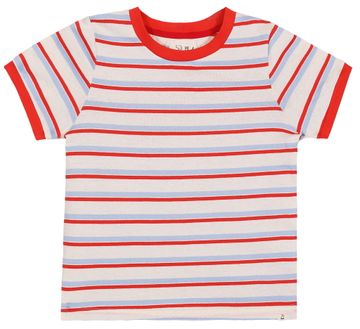Me & Henry Marine Tee | Red/Blue/Cream