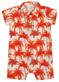 Me & Henry Molokai Printed Woven Romper | Dusk Palms