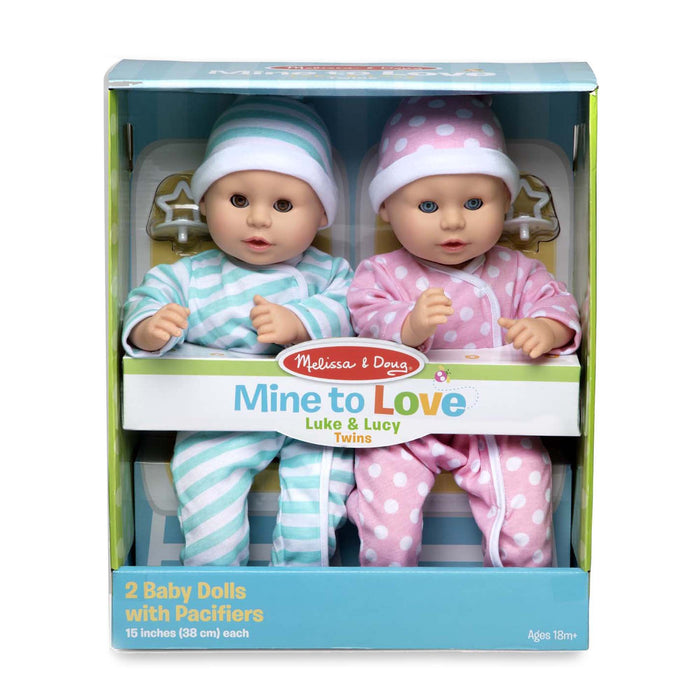 Melissa & Doug Luke & Lucy Twin Dolls (Copy)