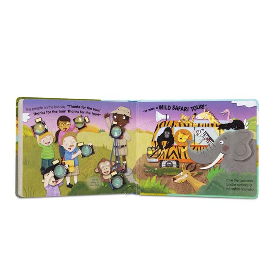 Melissa & Doug Poke-A-Dot Wheels on the Bus Wild Safari