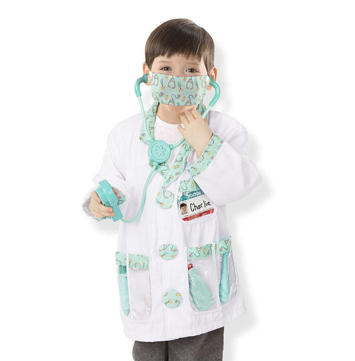 Melissa & Doug Role Play Costume Set Doctor