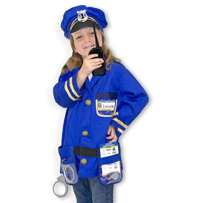 Melissa & Doug Role Play Costume Set Police Officer