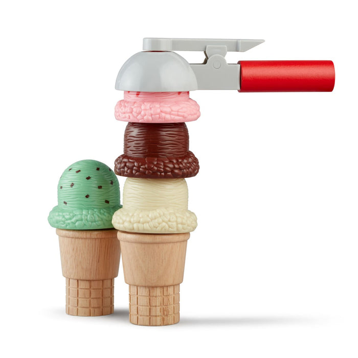 Melissa & Doug Scoop & Stack Ice Cream Set