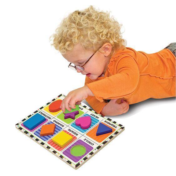Melissa & Doug Shapes Chunky Puzzle
