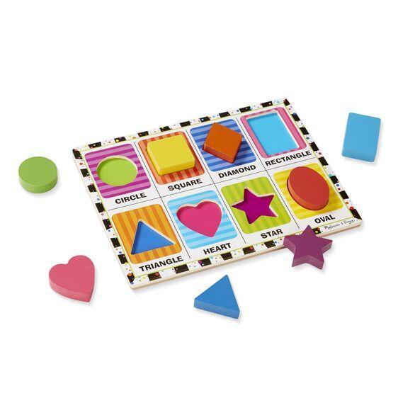 Melissa & Doug Shapes Chunky Puzzle