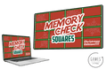 Memory Check Squares: Christmas Edition