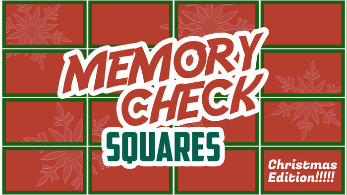 Memory Check Squares: Christmas Edition