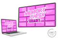 Memory Check Squares: Valentine Edition