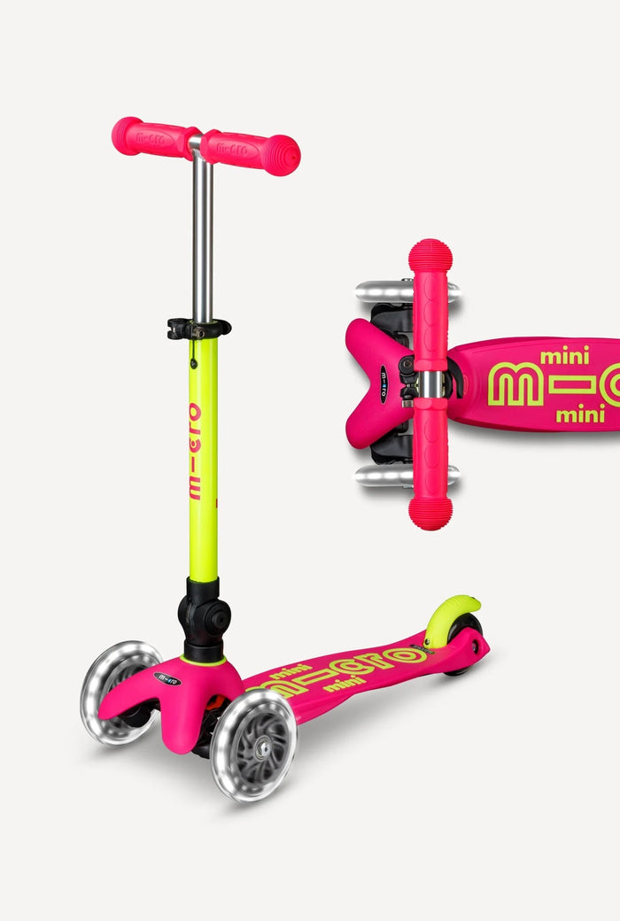 Micro Kickboard Mini Deluxe Foldable LED