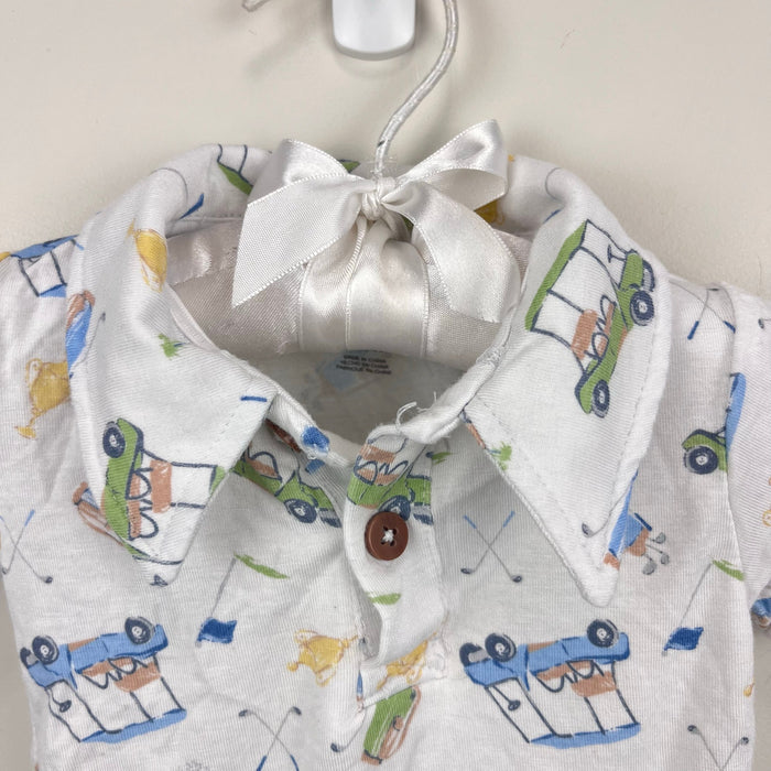 Milkberry Bamboo Golf Polo Bodysuit 6-9 Months