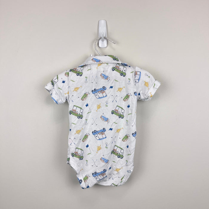 Milkberry Bamboo Golf Polo Bodysuit 6-9 Months