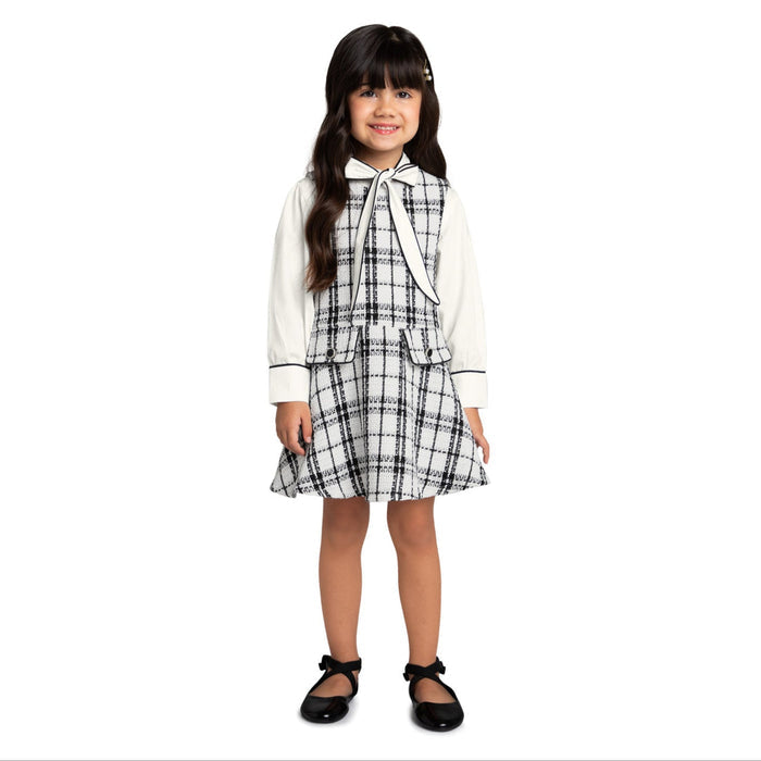 Milon Dress with Blouse | Off White