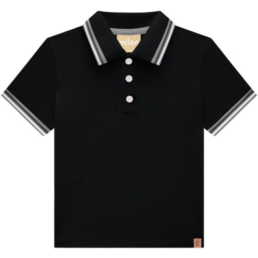 Milon Polo Shirt | Black