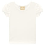 Milon White Short Sleeve Cap T Shirt